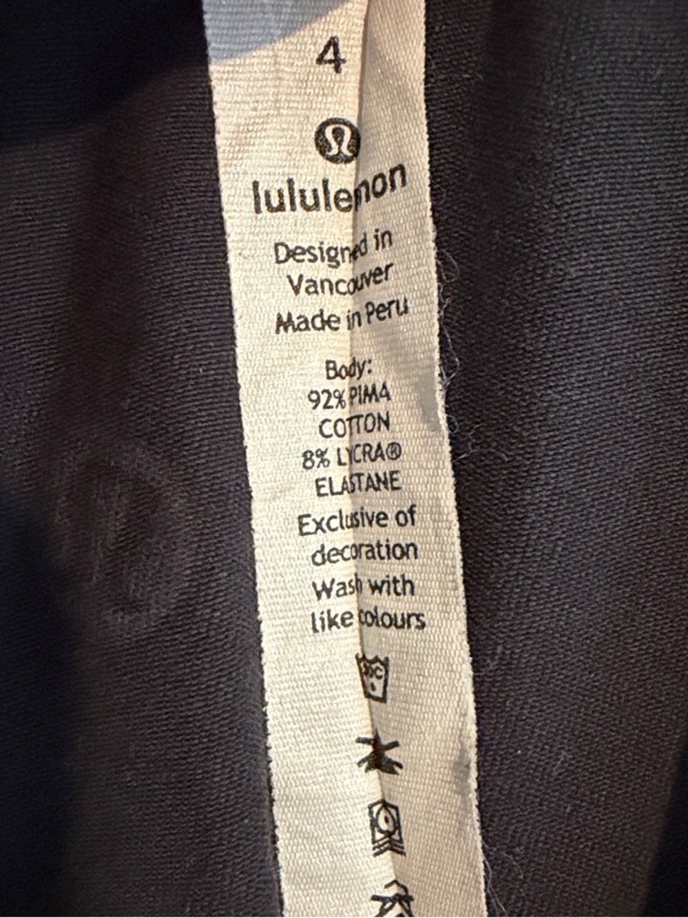 Lululemon Women’s Black Short-Sleeve Scoop Neck Top - Picture 2 of 4